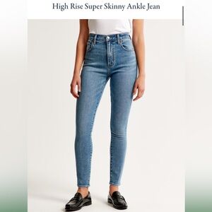 Abercrombie - Ultra high rise skinny jeans